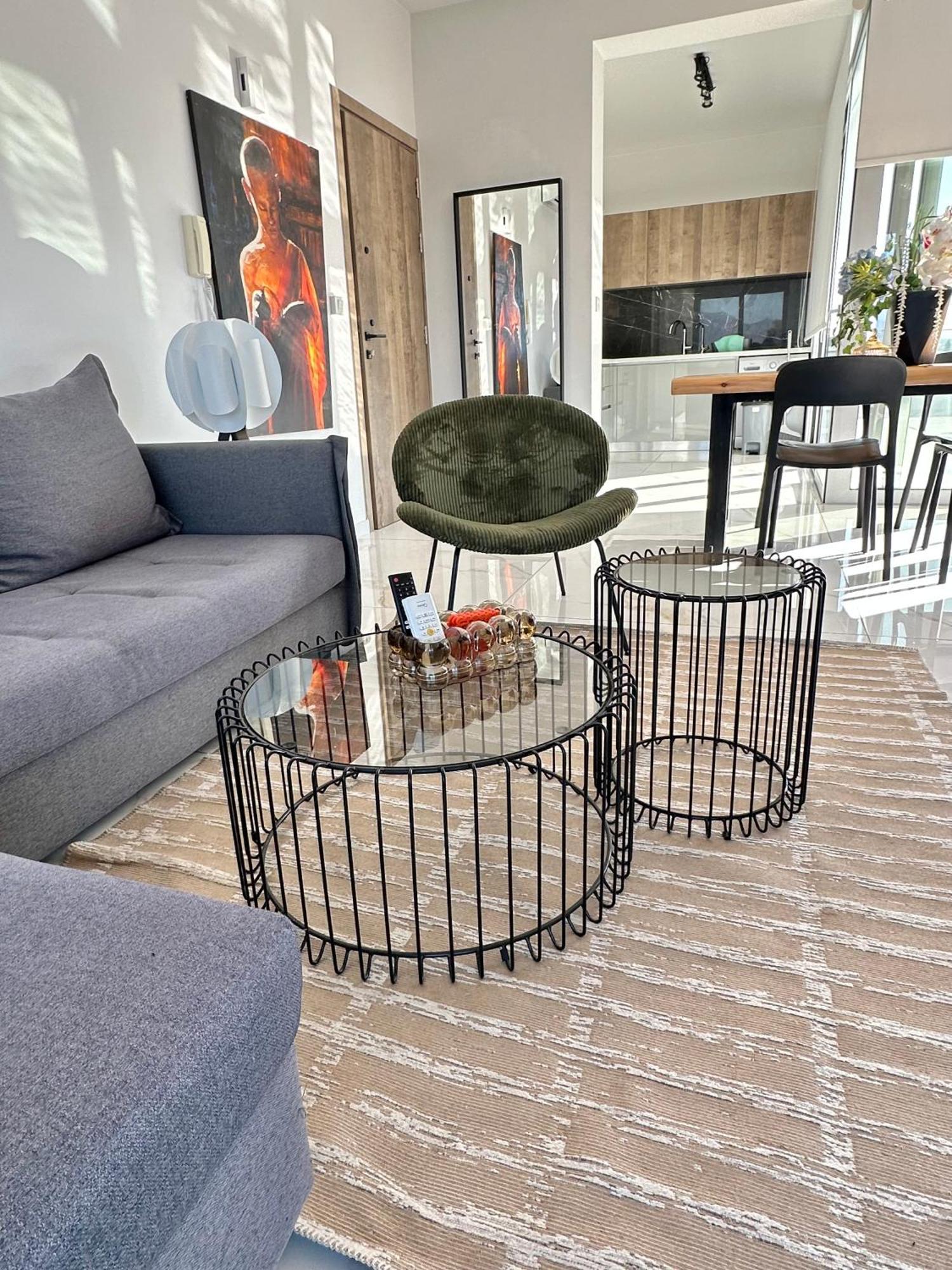 Luxury City Penthouse-Panoramic View-Near Unic Никосия Экстерьер фото