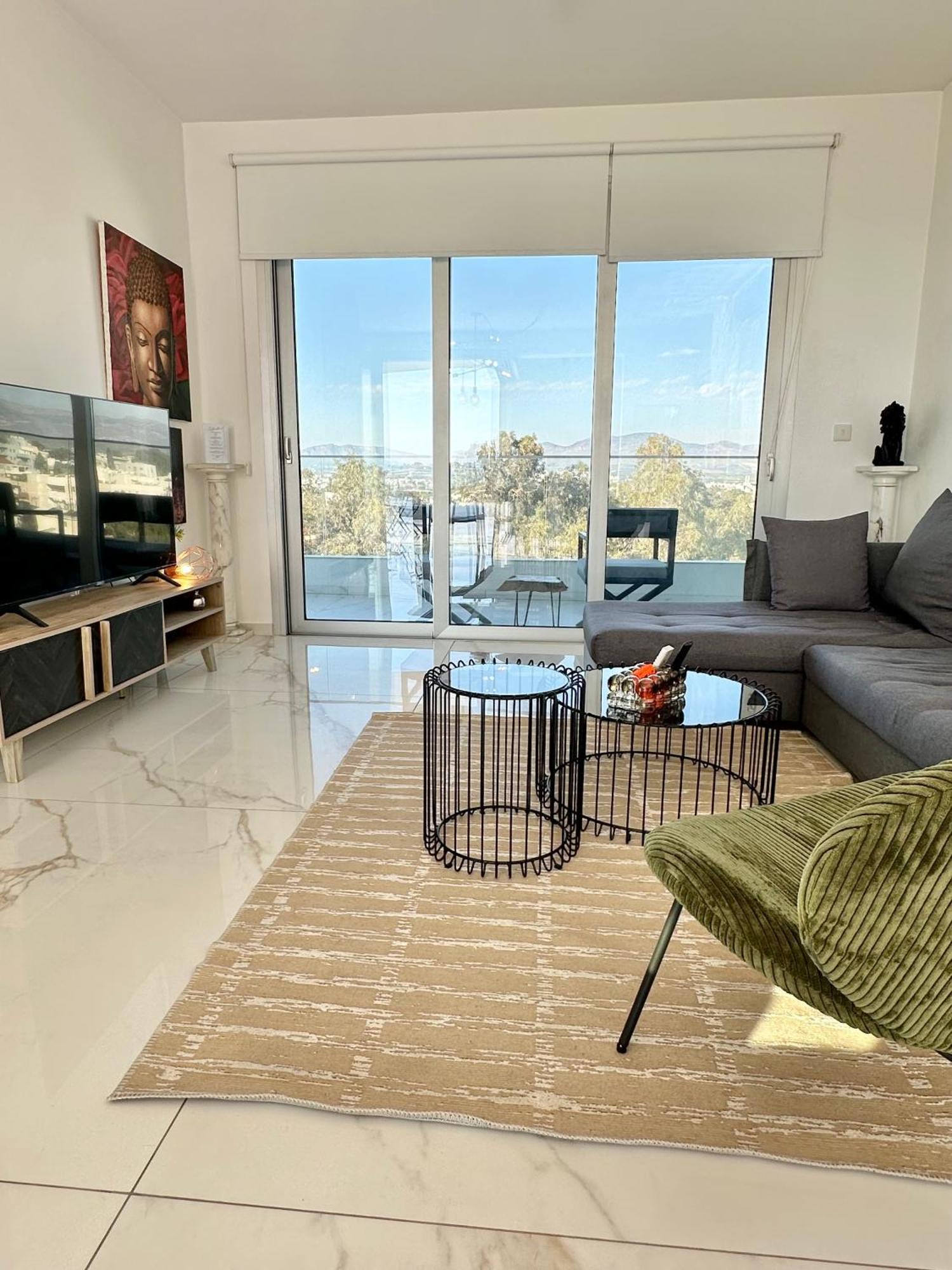 Luxury City Penthouse-Panoramic View-Near Unic Никосия Экстерьер фото